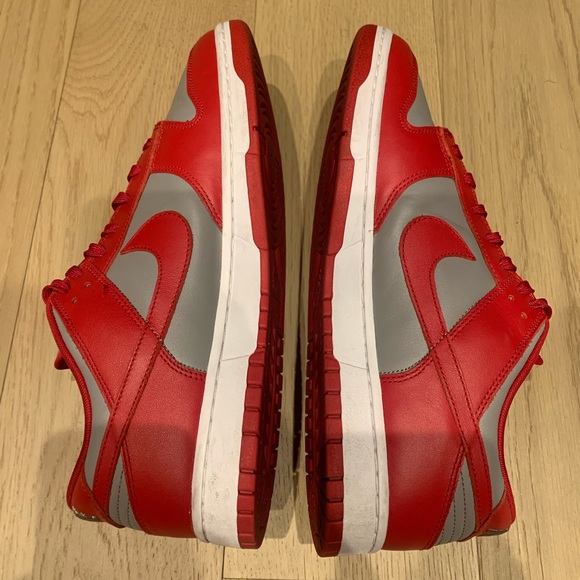 Nike dunk low UNLV sz 13 DD1391-002 red grey white - Picture 6 of 9